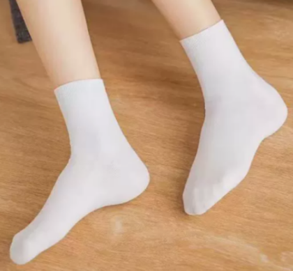 棉质中筒袜 50双/包
